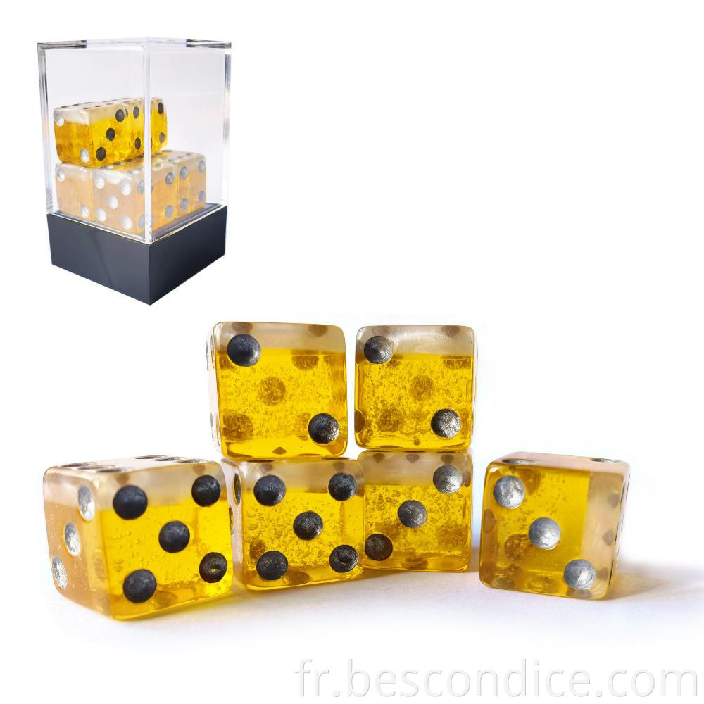 Beer Dice 16mm D6 With Pips 2